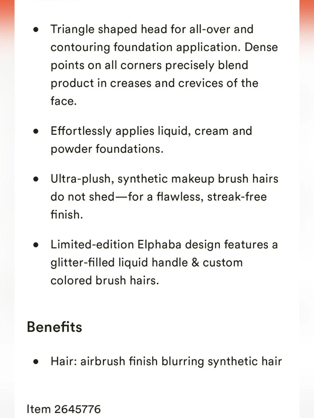 It Cosmetics X Wicked Limited Edition Elphaba Foundation Brush